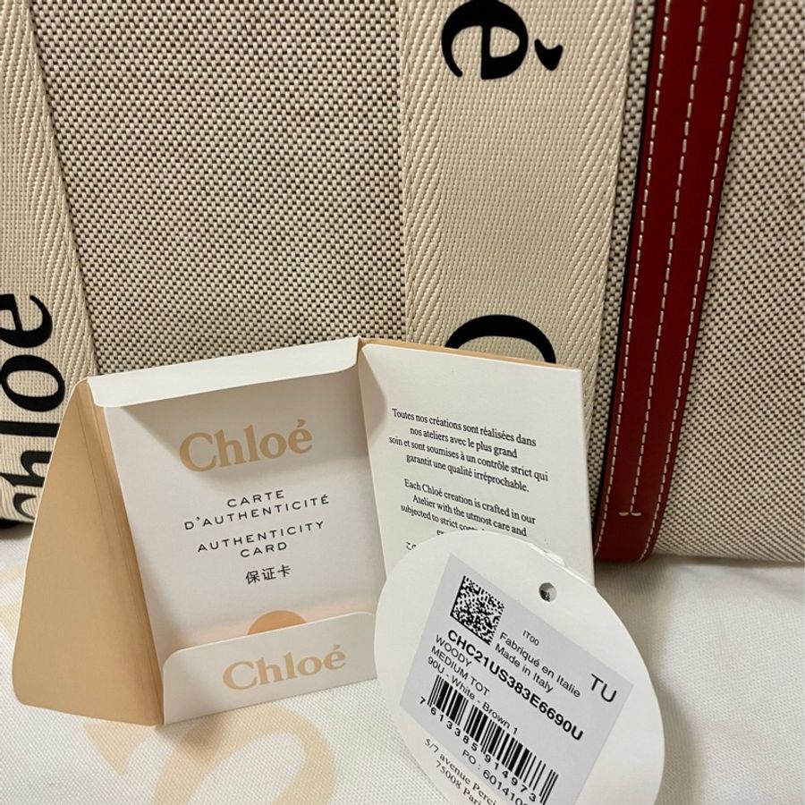 《刷卡》 Chloe woody tote M號-10