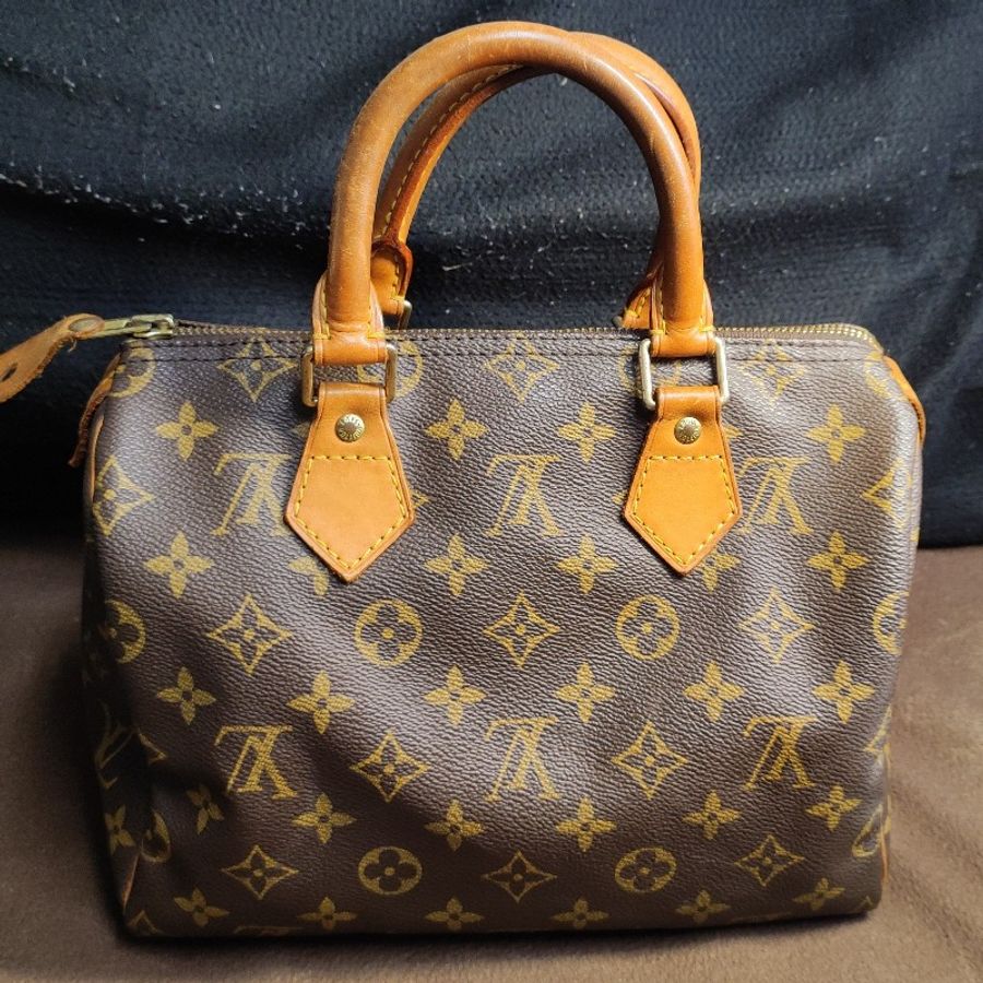 LV Speedy25老花波士頓包/手提包-0