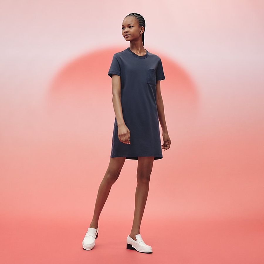 Hermes Straight embroidered pocket dress 連身裙-2