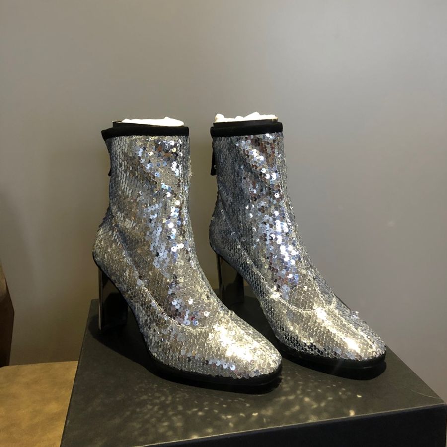 Giuseppe Zanotti silver women’s ankle boot 踝靴/跟鞋-1