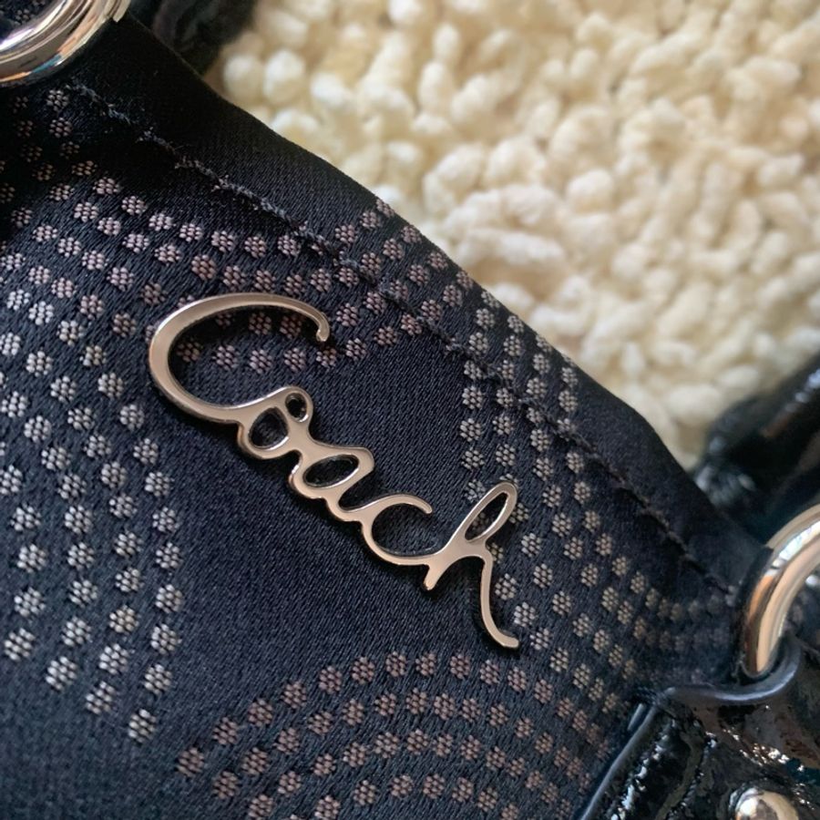 二手私物【COACH】signature 未使用 兩用 斜背可 C logo 美品 手提-7