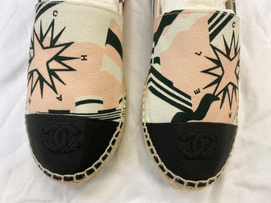 Chanel全新好粉嫩的鉛筆鞋-1
