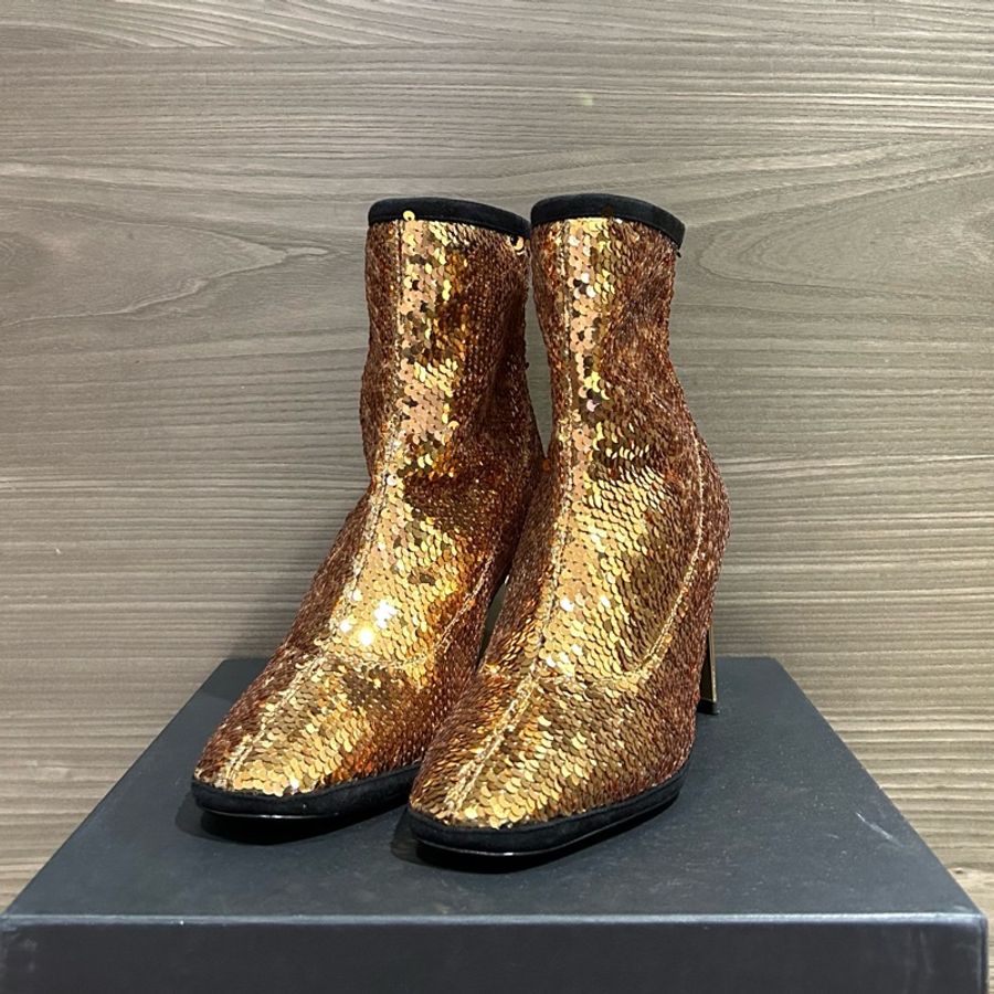 Giuseppe Zanotti golden women’s ankle boot 踝靴/跟鞋-0
