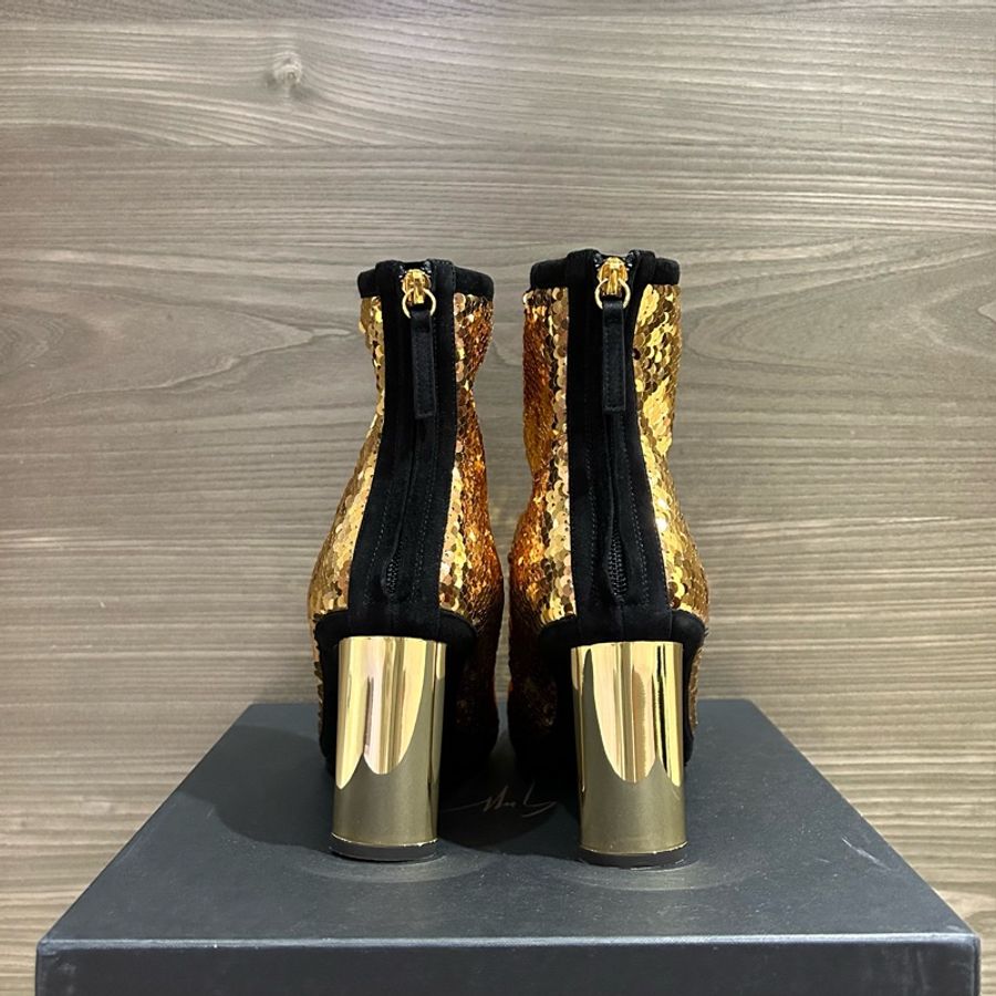 Giuseppe Zanotti golden women’s ankle boot 踝靴/跟鞋-2