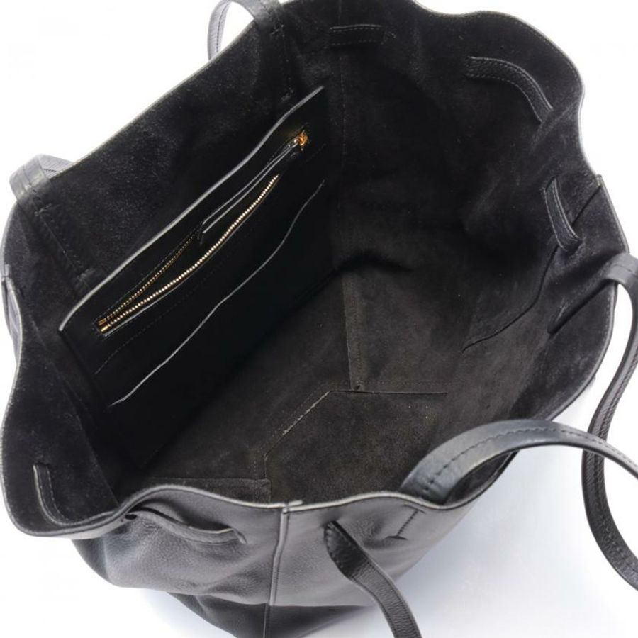 【日本直送】中古CELINE[B]Cabas Phantom 肩包 真皮托特包 黑色-2
