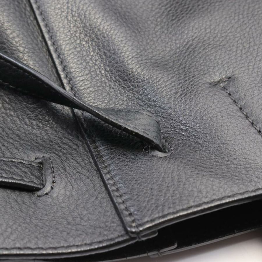 【日本直送】中古CELINE[B]Cabas Phantom 肩包 真皮托特包 黑色-8