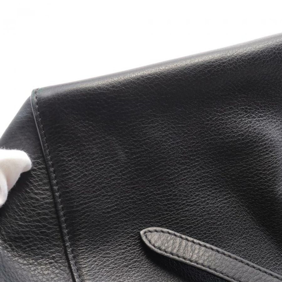 【日本直送】中古CELINE[B]Cabas Phantom 肩包 真皮托特包 黑色-9