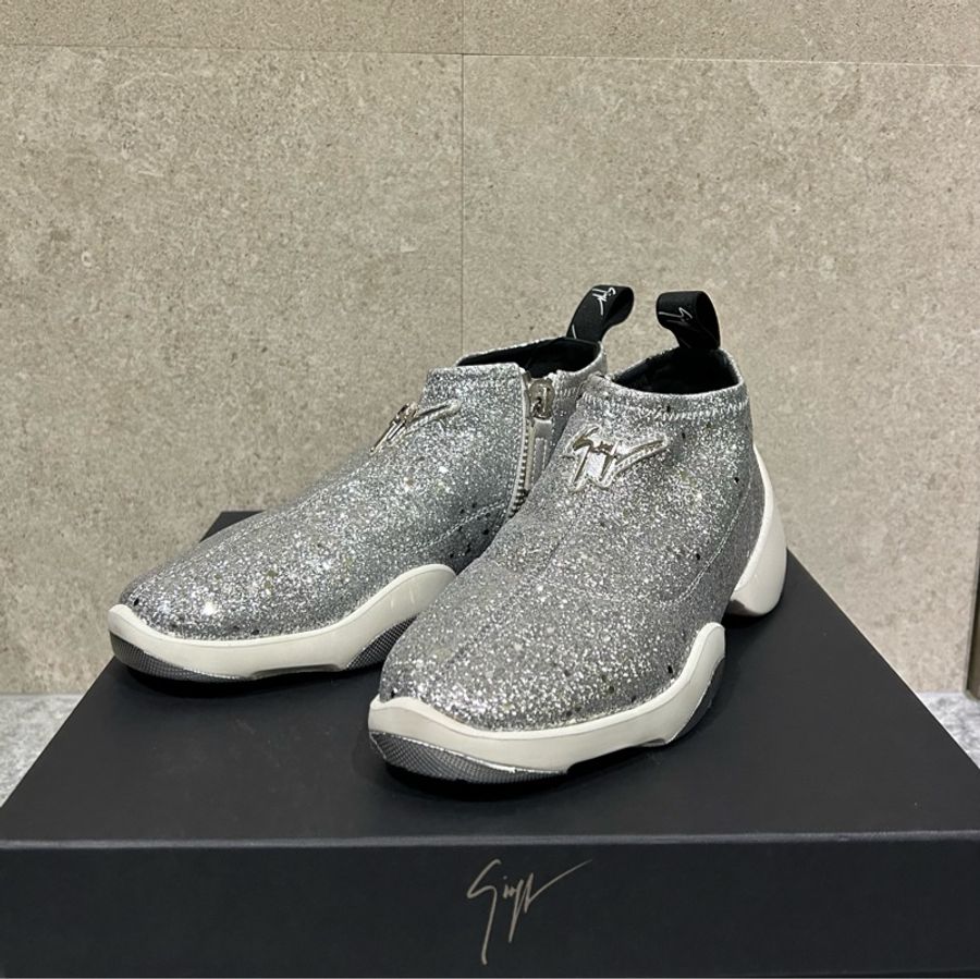 Giuseppe Zanotti sneakers 銀色亮片球鞋/休閒鞋/運動鞋-1