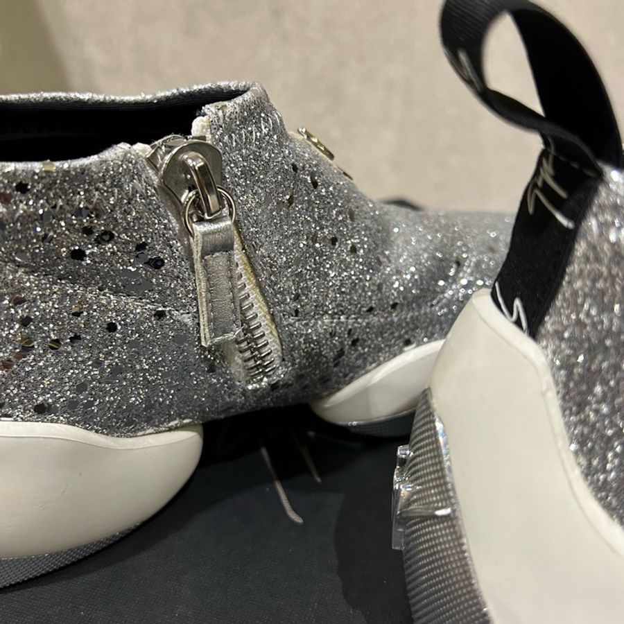 Giuseppe Zanotti sneakers 銀色亮片球鞋/休閒鞋/運動鞋-6