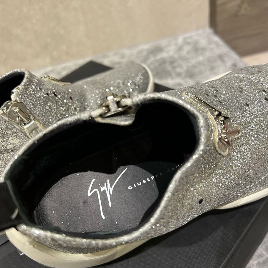 Giuseppe Zanotti sneakers 銀色亮片球鞋/休閒鞋/運動鞋-7