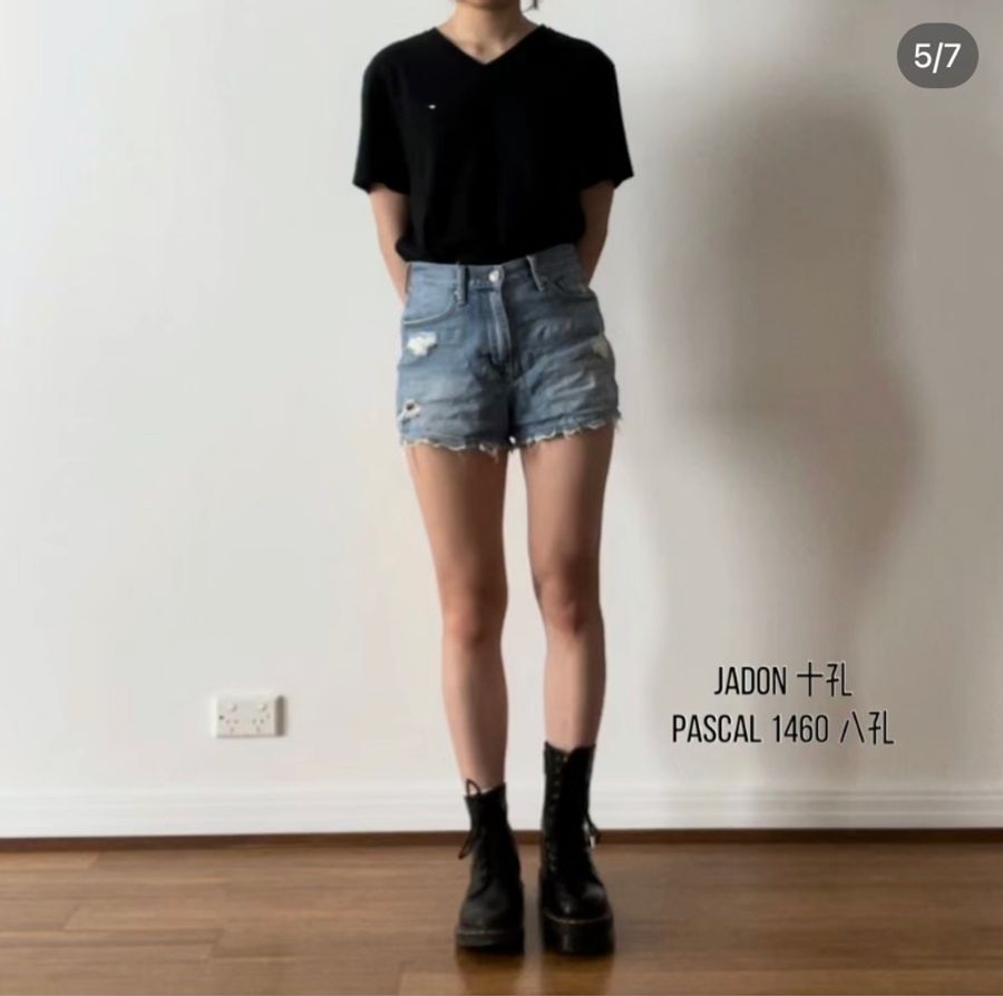Dr.martens “10孔”厚底側拉鍊馬丁-4
