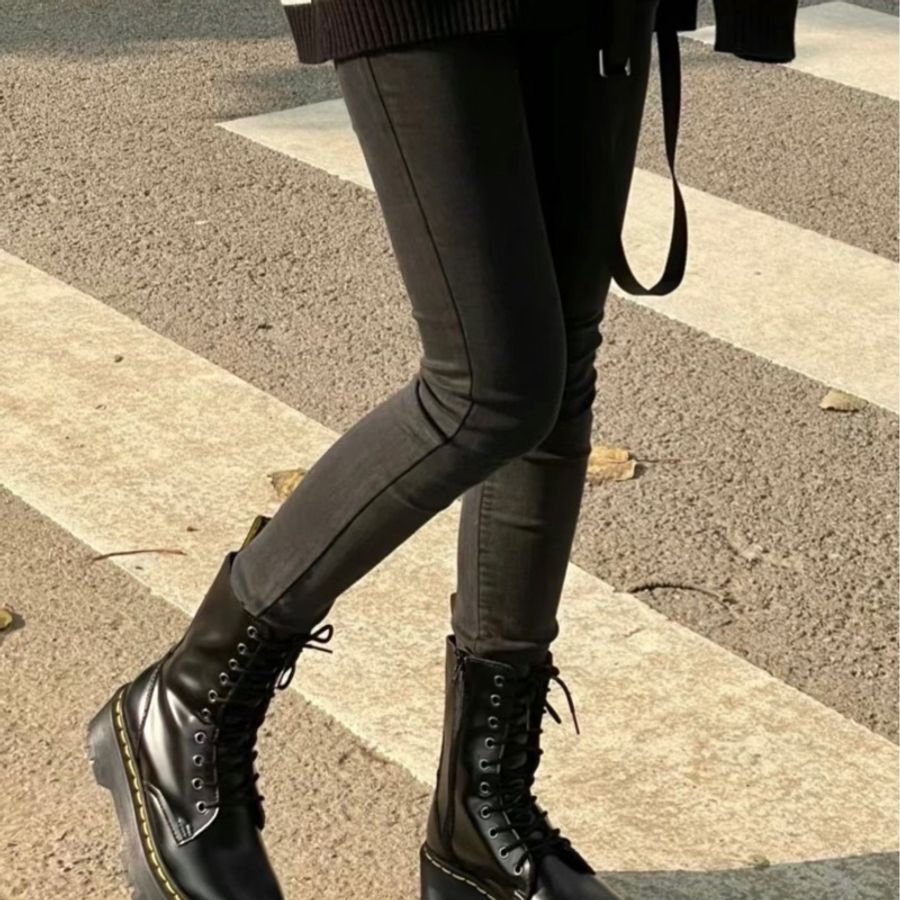 Dr.martens “10孔”厚底側拉鍊馬丁-6