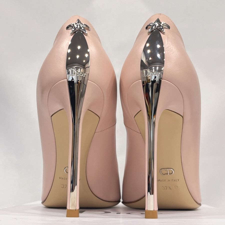 Dior迪奧 粉色尖頭高跟鞋37.5號-2