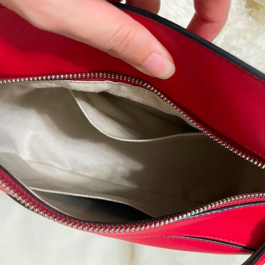 Loewe small puzzle bag scarlet red 拼圖包-5