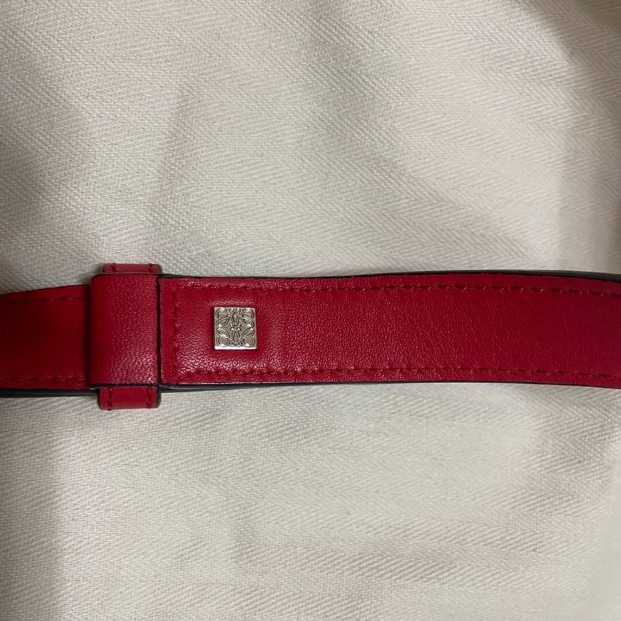 Loewe small puzzle bag scarlet red 拼圖包-7