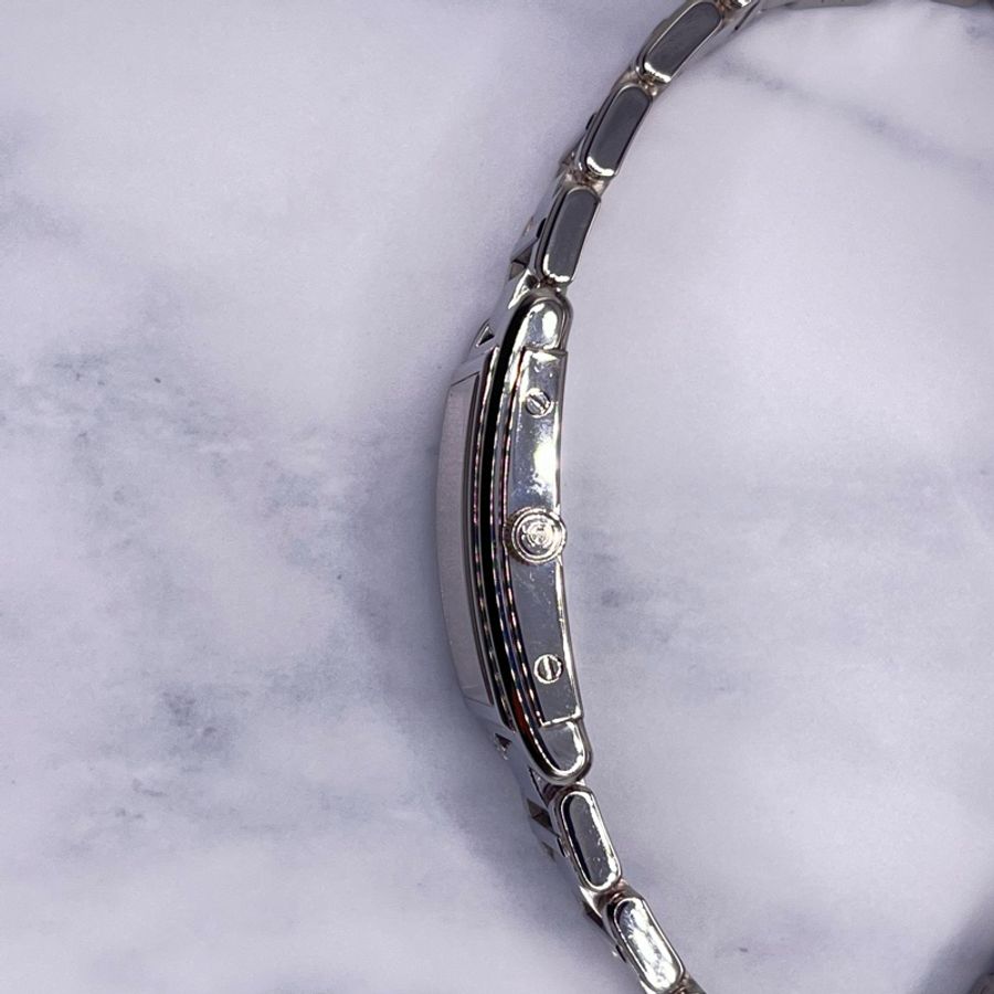 Tiffany 拉絲噴砂鮭魚面 手錶-2