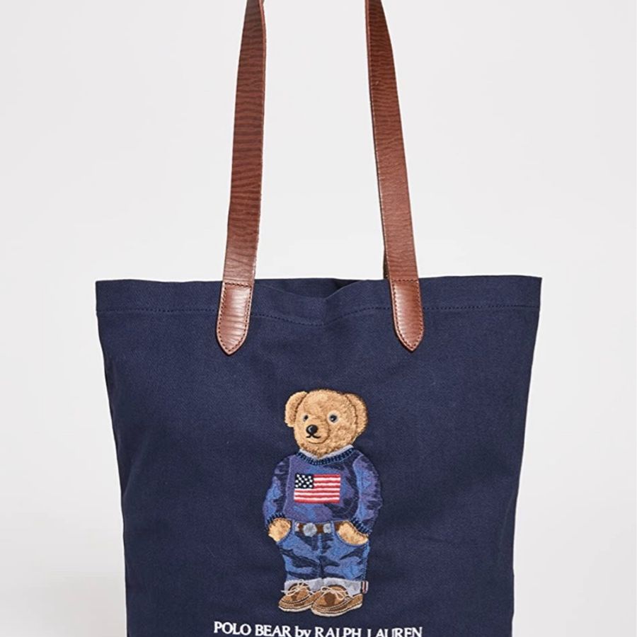Polo Ralph Lauren 小熊刺繡款帆布袋-0