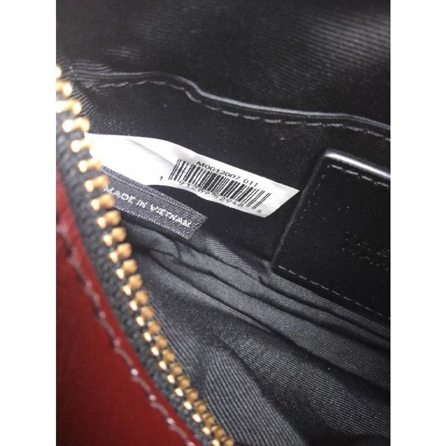 Marc Jacobs snapshot Camera bag#相機包#M0012007 011#黑配酒紅色#歐洲專櫃款#包包-5