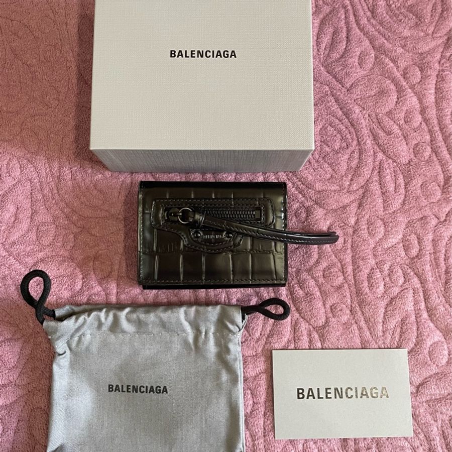 BALENCIAGA 巴黎世家三折小短夾-0