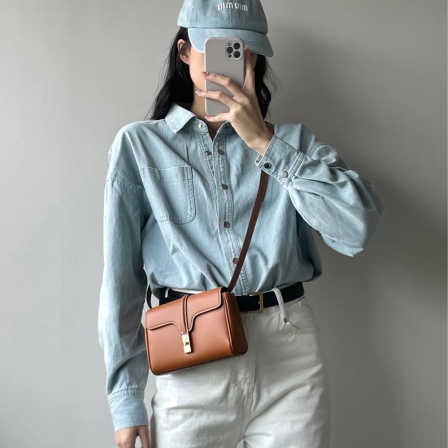 【幾乎全新】 CELINE SOFT 16 迷你手袋-1