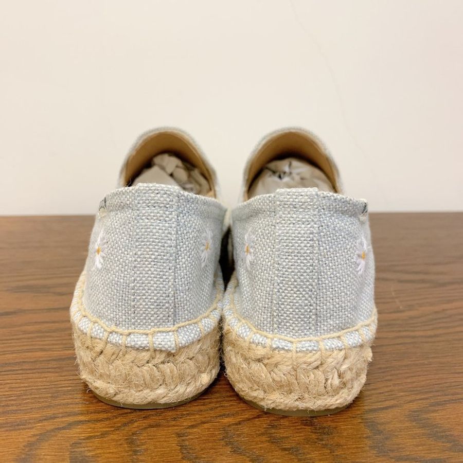 全新 Soludos Daisies Embroidered Espadrilles 雛菊刺繡帆布草編鞋懶人鞋 🌼 購自 Shopbop-5