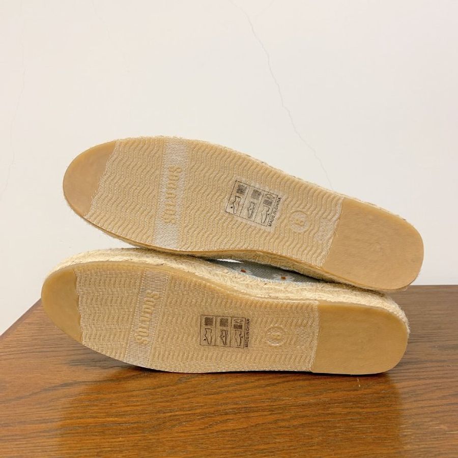 全新 Soludos Daisies Embroidered Espadrilles 雛菊刺繡帆布草編鞋懶人鞋 🌼 購自 Shopbop-6
