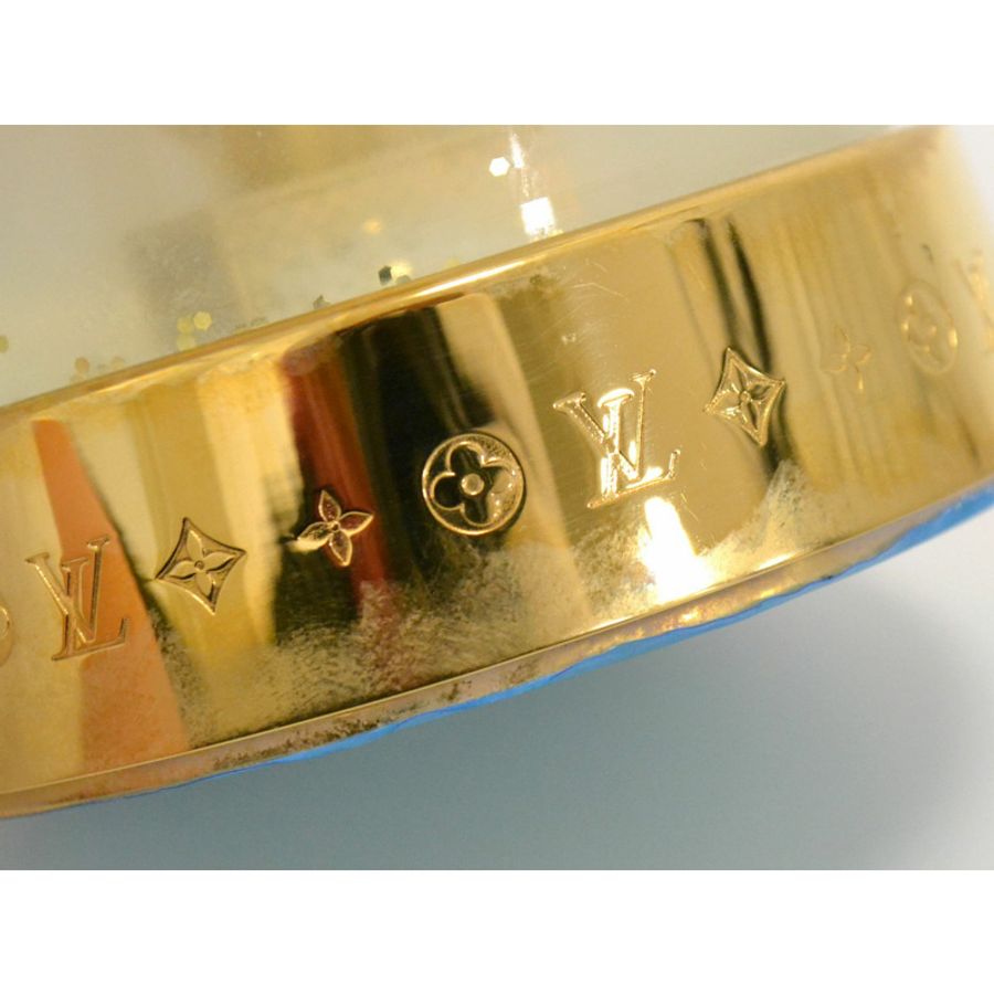 真正的路易威登路易威登 LV Vivienne 雪球雪地球對象公仔塑料 GP 鍍金 GI0307 威登雜貨使用-6