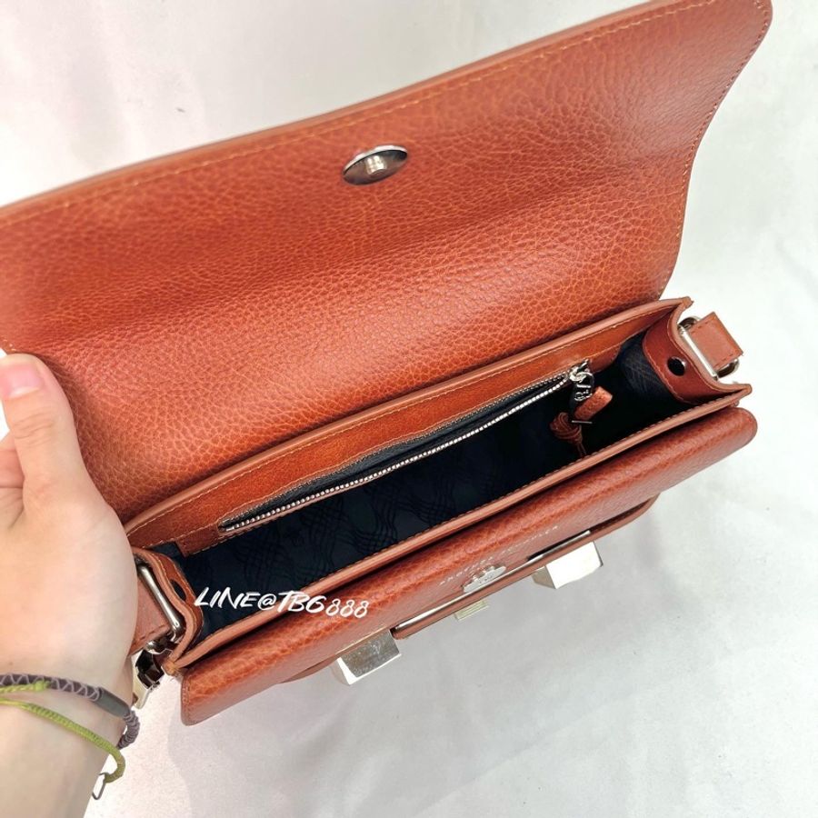 Proenza Schouler PS11 Brown Classic Saddle 肩背包 防刮荔枝皮-4