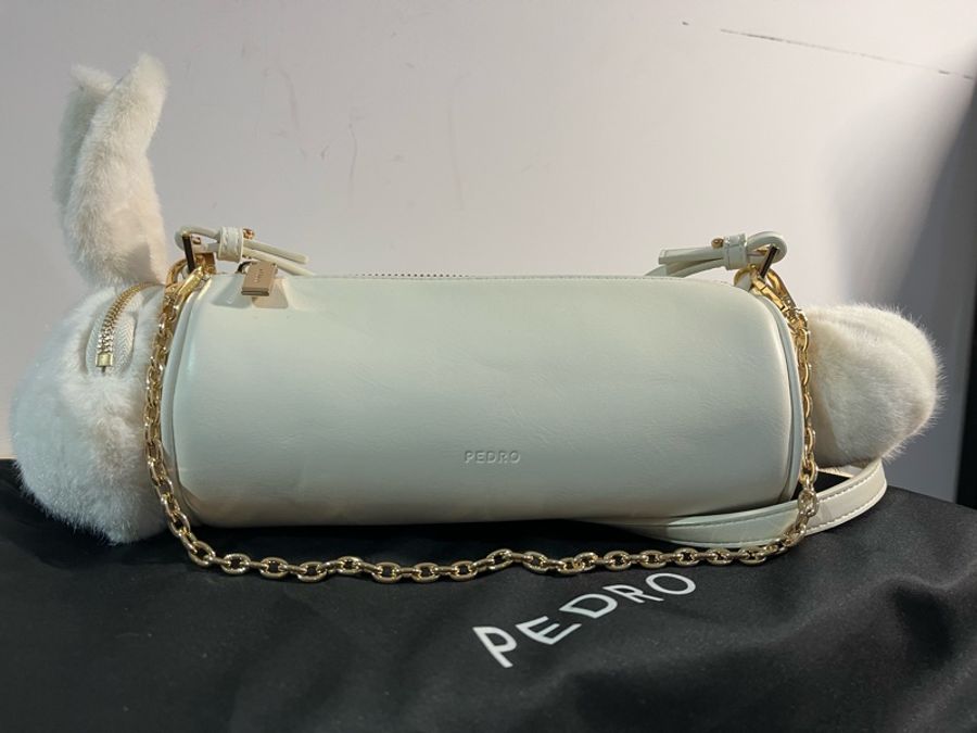 PEDRO 兔兔單肩包 白色 正版 皮革 PW2-75060090_CHALK_S-2