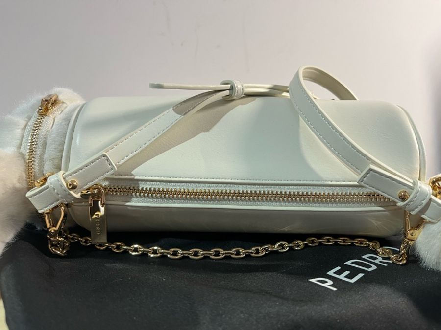 PEDRO 兔兔單肩包 白色 正版 皮革 PW2-75060090_CHALK_S-4