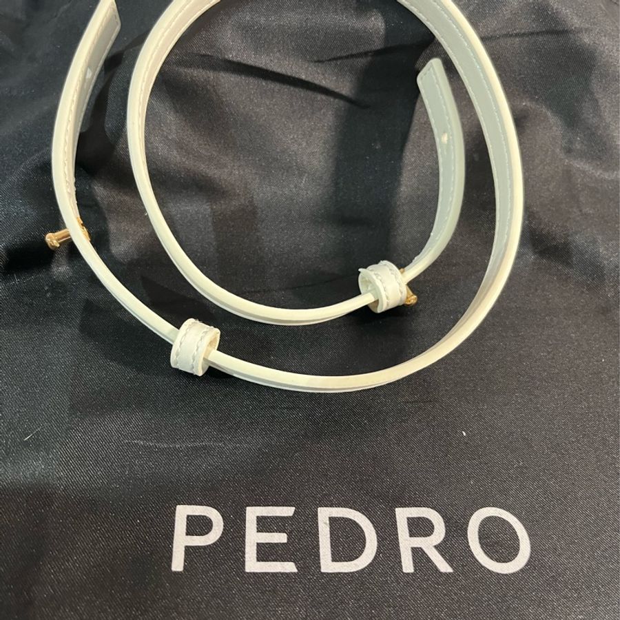 PEDRO 兔兔單肩包 白色 正版 皮革 PW2-75060090_CHALK_S-6