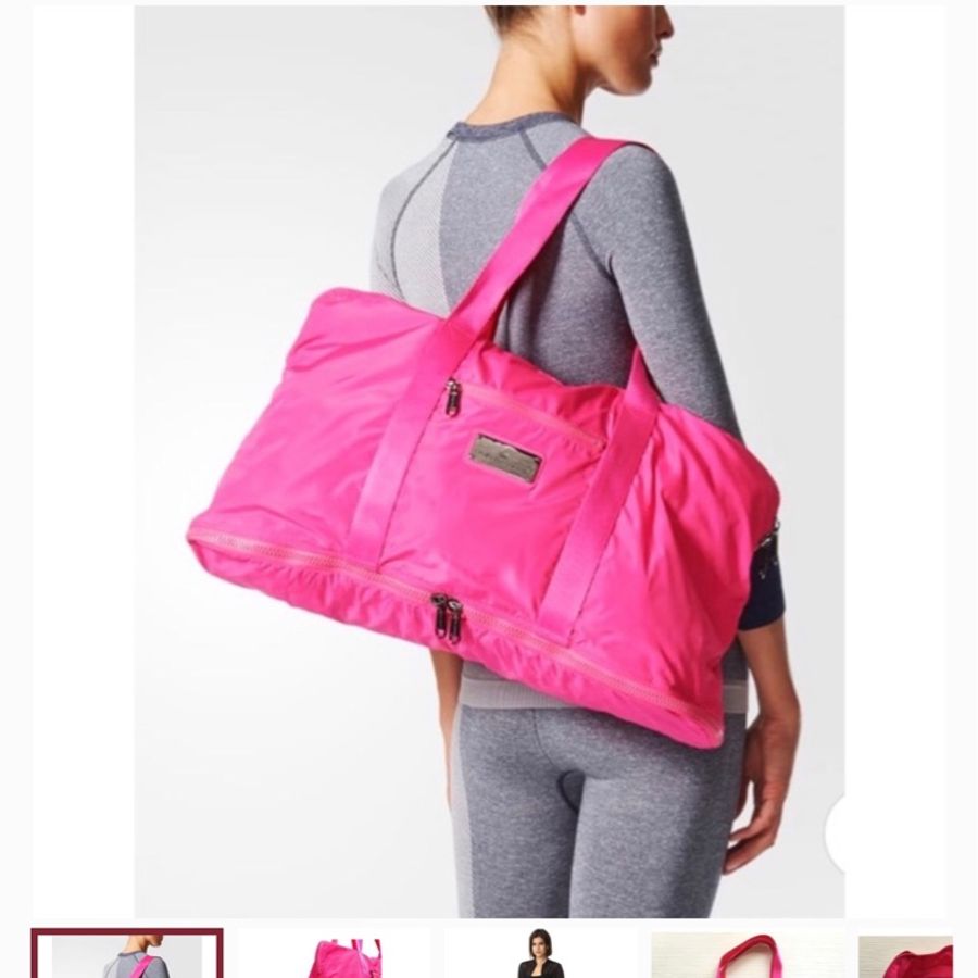 adidas by Stella McCartney 黑色瑜珈包/健身包/旅行包Black Yoga Bag-2