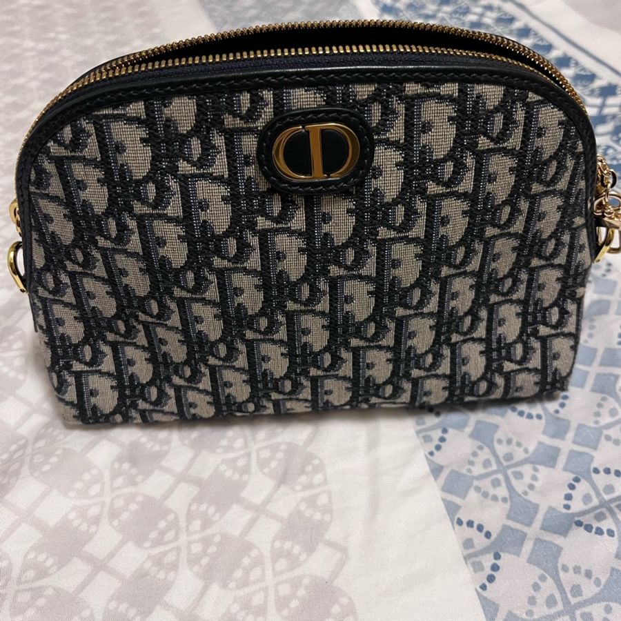 Dior 老花化妝包改造斜背包-2