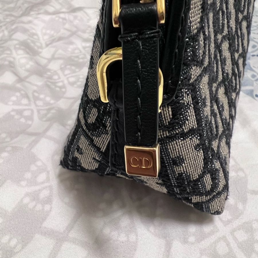 Dior 老花化妝包改造斜背包-5
