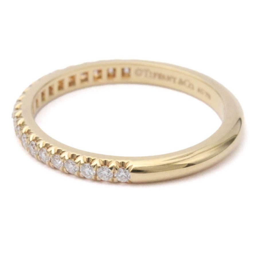 【日本直送】Tiffany Metro 半錶盤玫瑰金 (18K) 時尚鑽石戒指玫瑰金-2