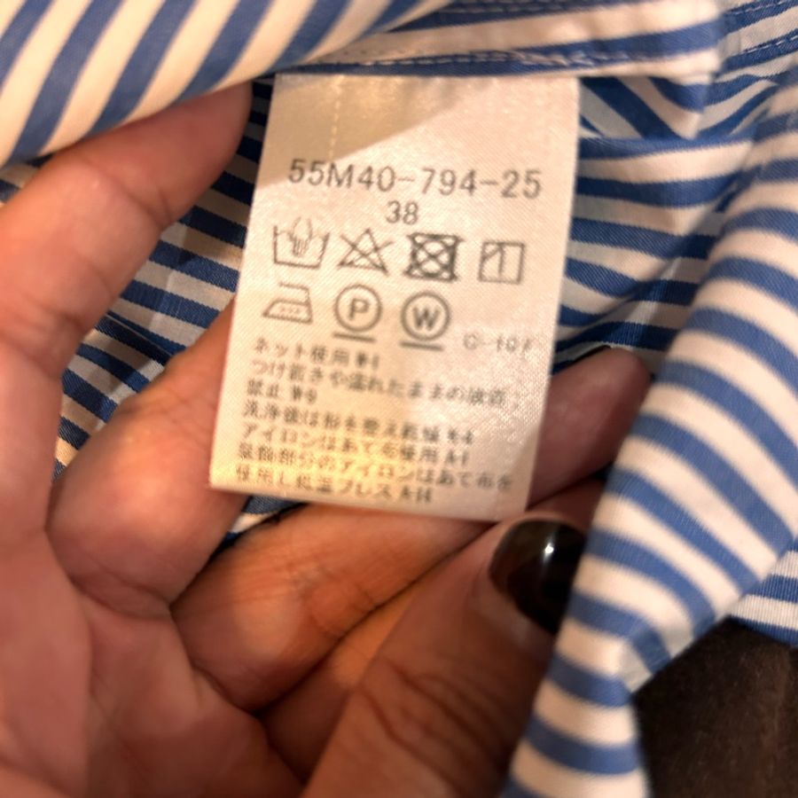 BLUE LABELCRESTBRIDGE百分百純棉襯衫38號-5