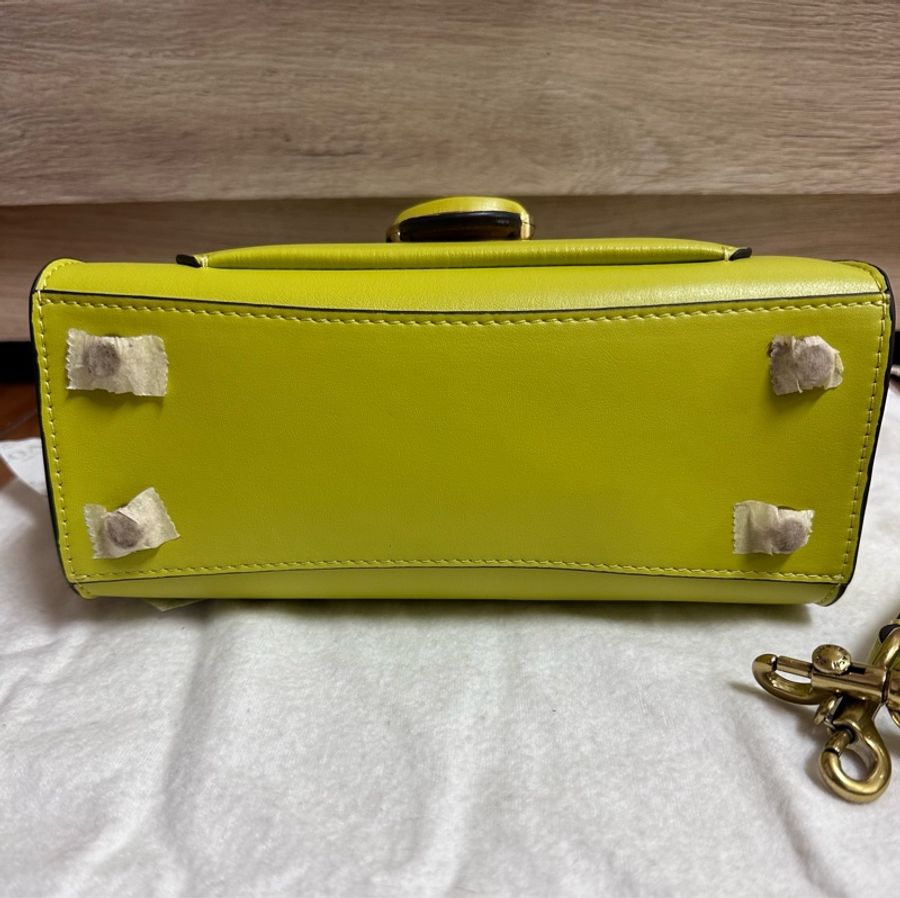 Coach 蔻馳 c0773 Top handle 手柄Tabby 20迷你牛皮酒神單肩斜背包-4