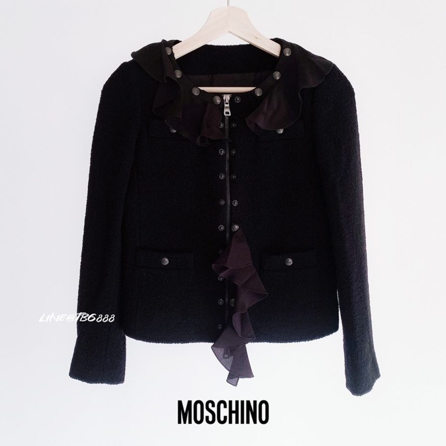 MOSCHINO 荷葉邊外套-0