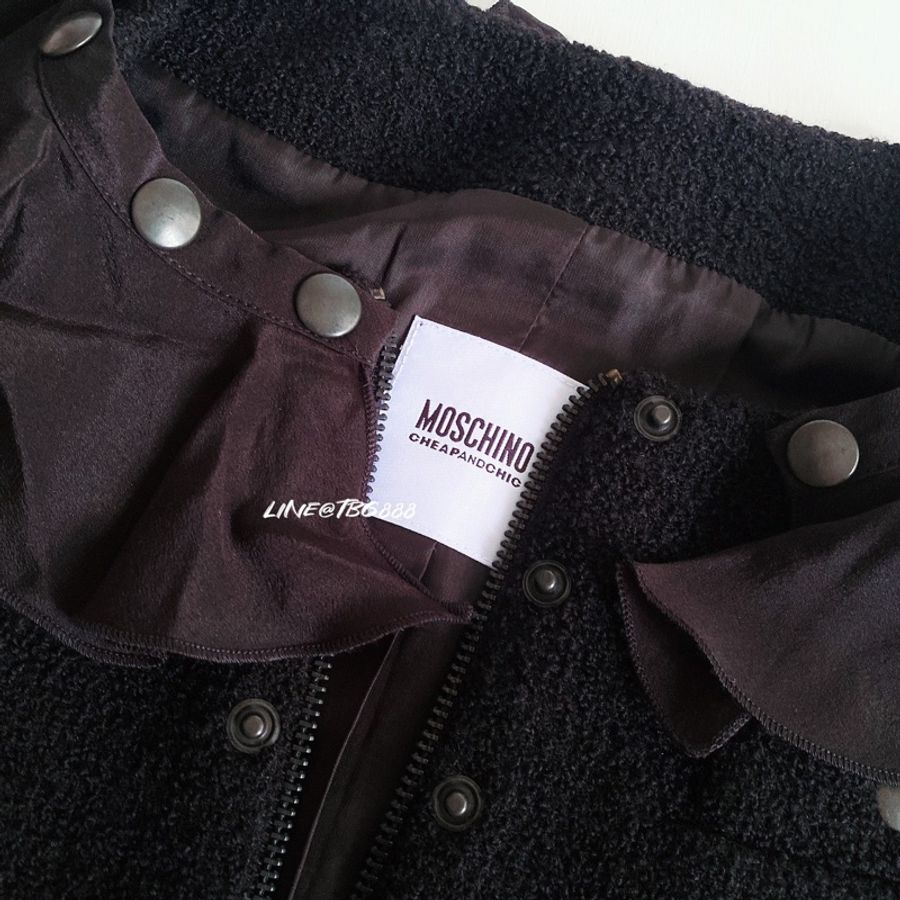 MOSCHINO 荷葉邊外套-6