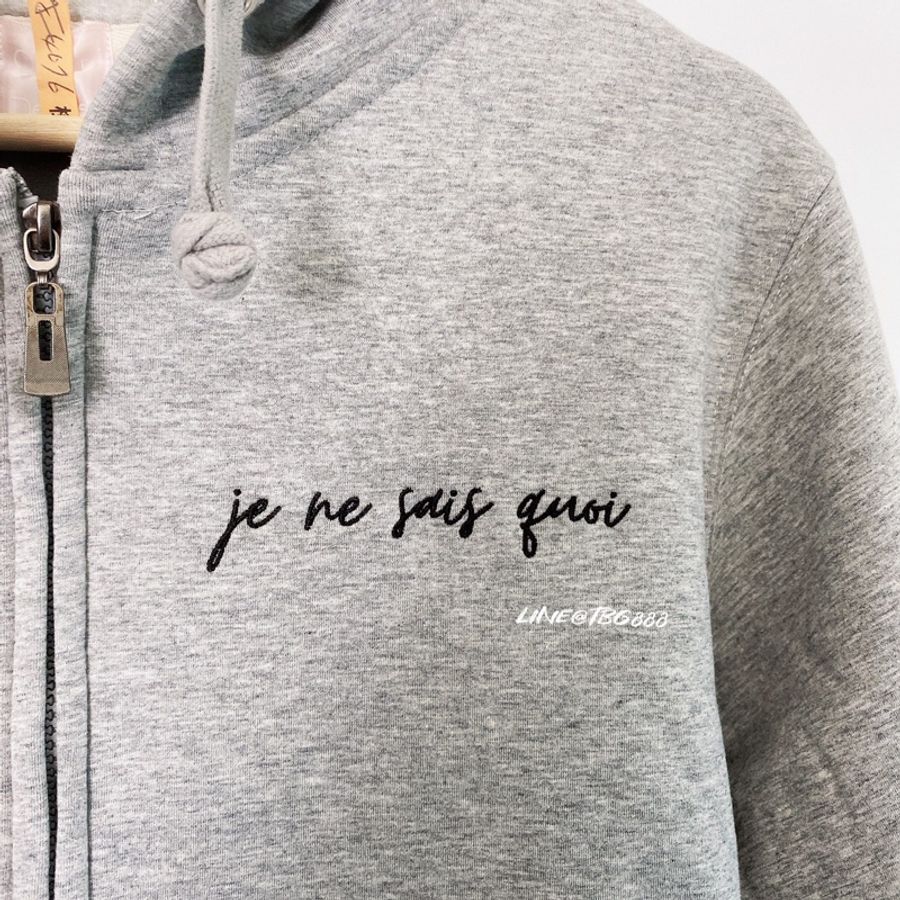Object of Desire “je ne sais quoi” 純棉刺繡連帽絨毛外套-3