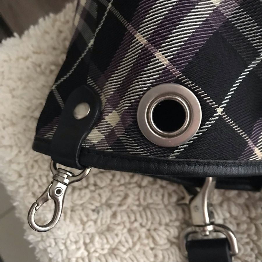 Burberry托特包🧶很新🧶雙面用🧶提把可拆換🧶手提/肩背/斜背-7