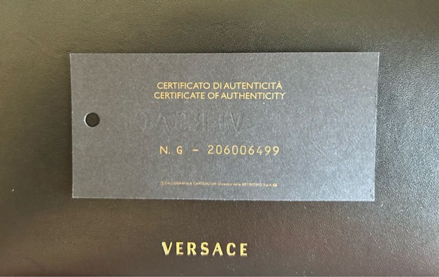 🌹VERSACE 🌹經典黑手拿包🌹-12