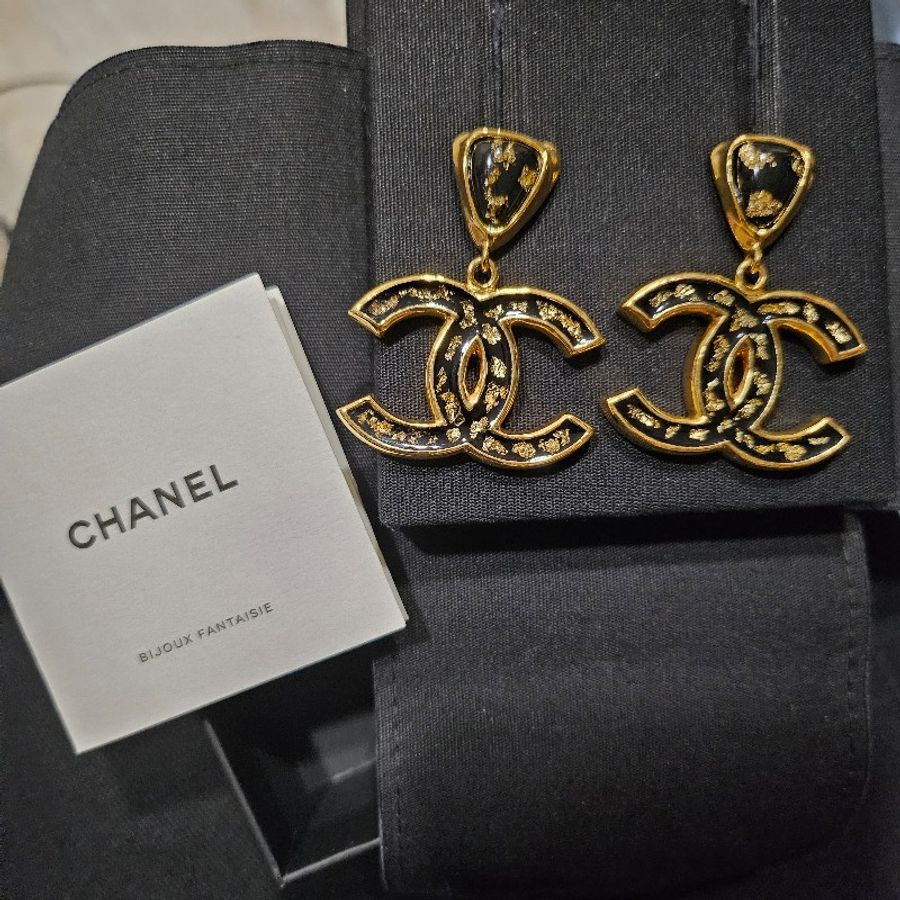 全新CHANEL大耳環-降價了-3