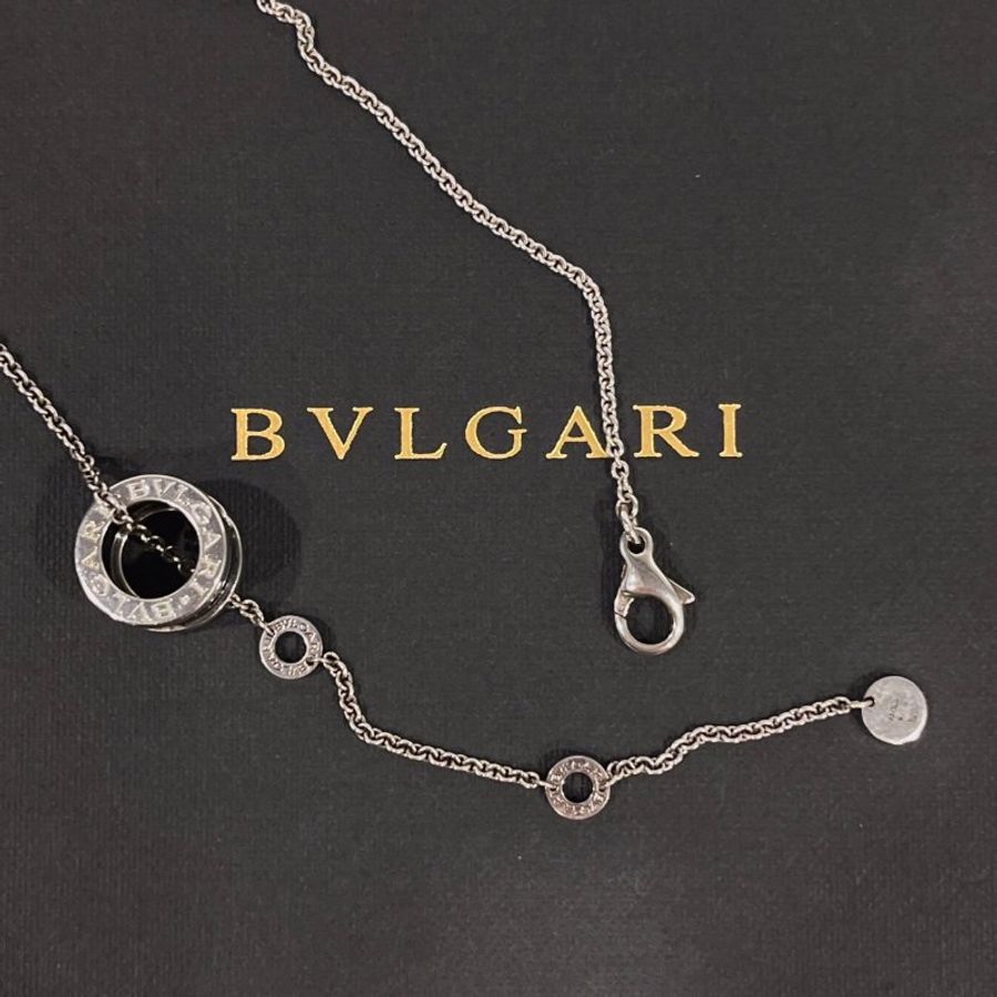 BVLGARI 寶格麗 純銀 黑銀BZERO1慈善款項鍊/飾品-2