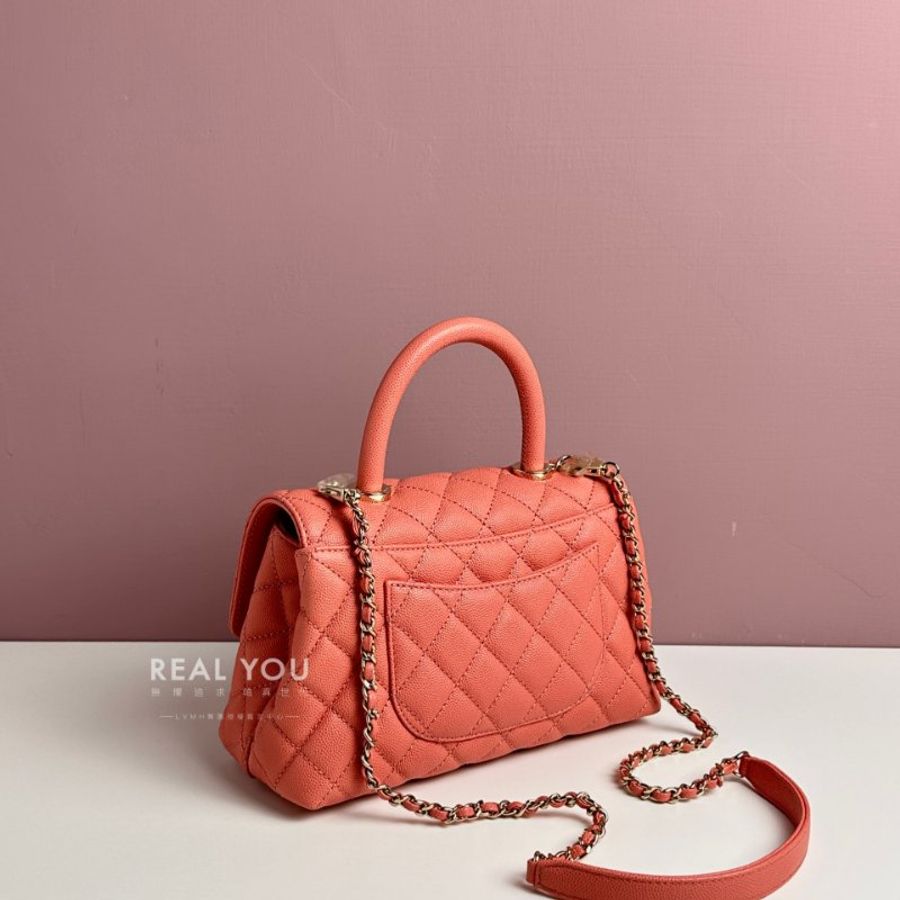 CHANEL Coco handle - 珊瑚粉-2