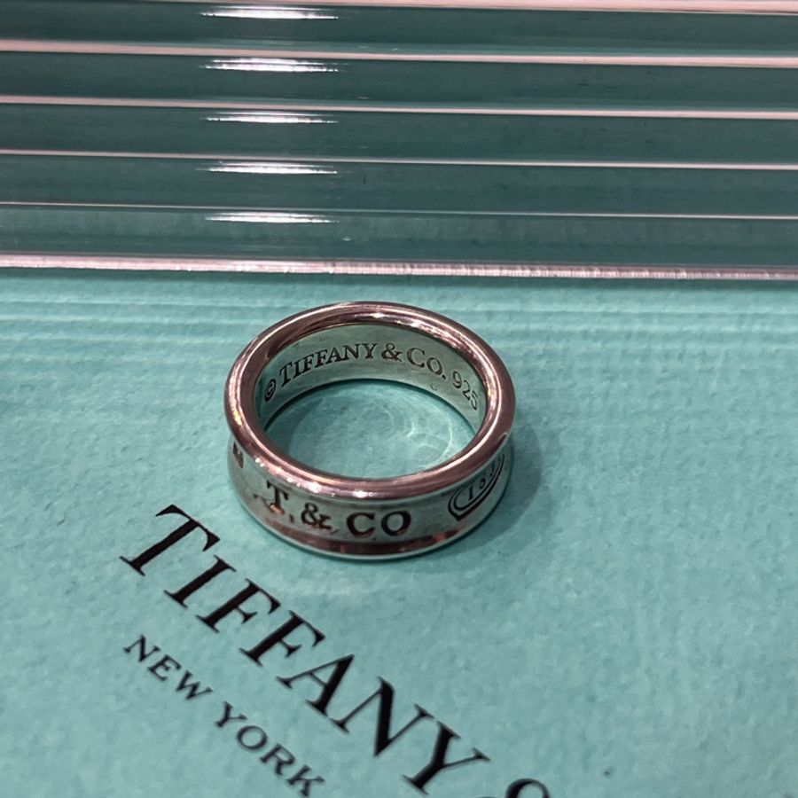 Tiffany&Co. 純銀1837戒指/飾品 戒圍 #9.5-1