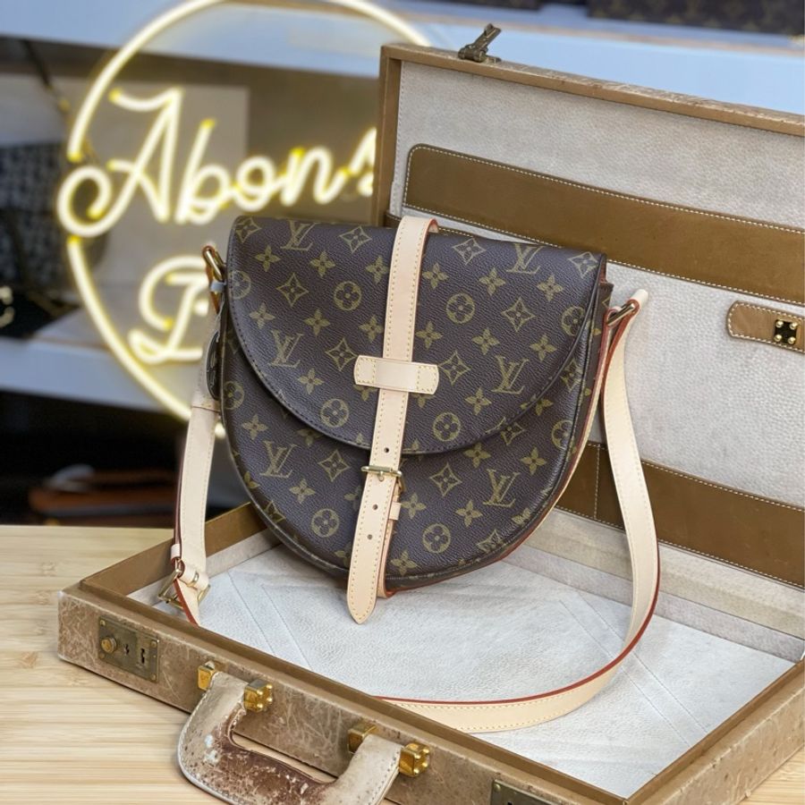 Louis Vuitton 老花古董GM大號盾牌包💖專櫃換皮超新-0