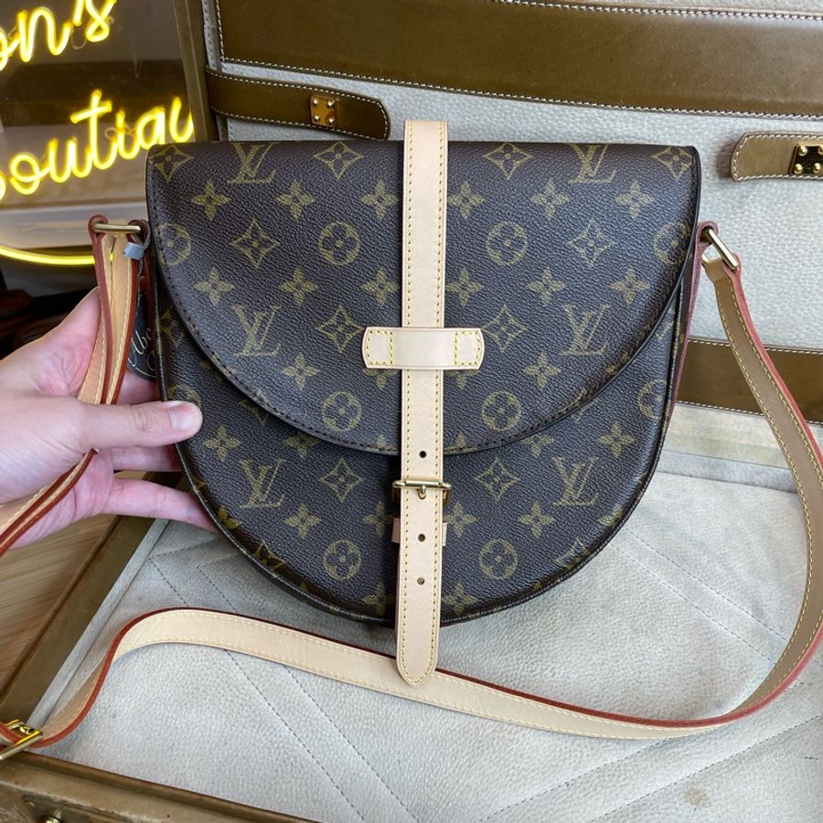 Louis Vuitton 老花古董GM大號盾牌包💖專櫃換皮超新-2