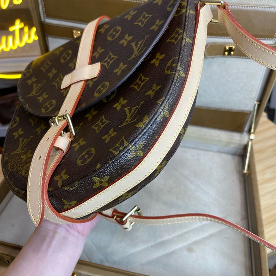 Louis Vuitton 老花古董GM大號盾牌包💖專櫃換皮超新-6