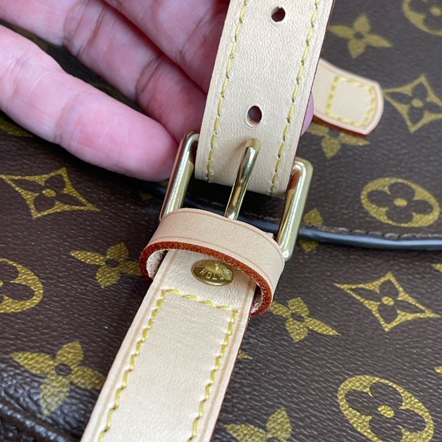 Louis Vuitton 老花古董GM大號盾牌包💖專櫃換皮超新-11
